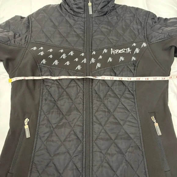 Descente Team Alberta Quilted Jacket Women’s M Black Ski Athletic Insulated - Picture 8 of 11